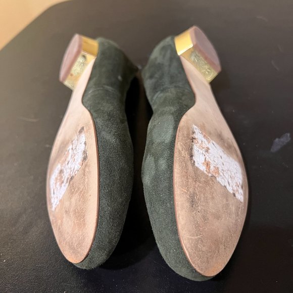 Steve Madden size 7.5 green suede - Picture 5 of 7